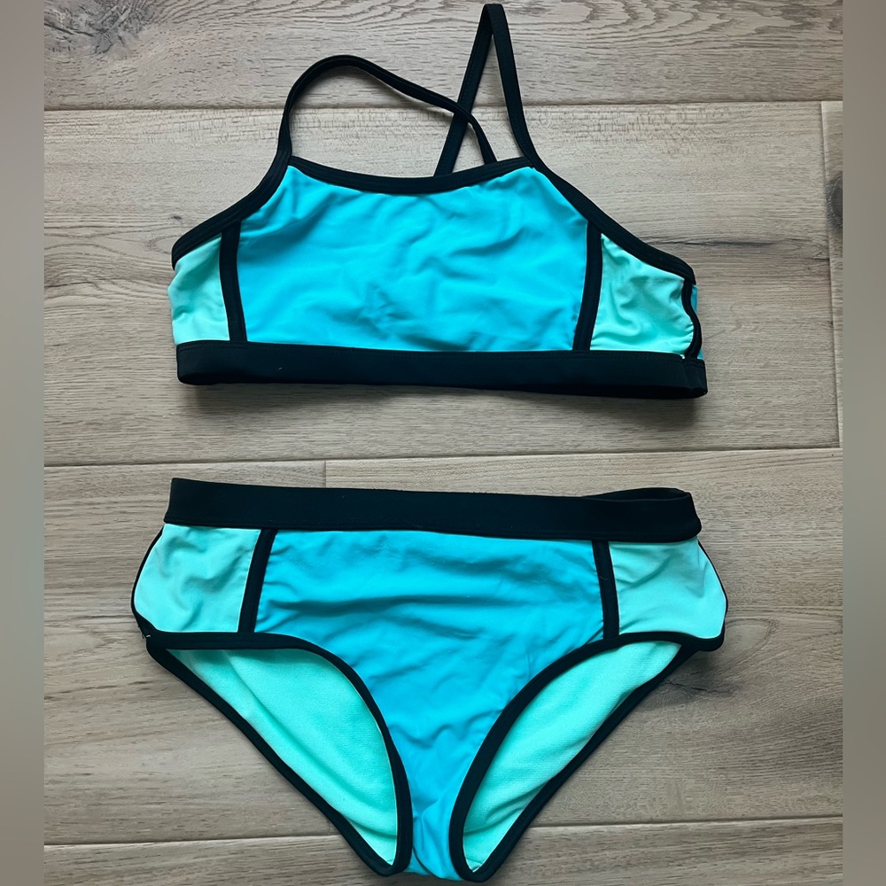 Girls colorblock bikini